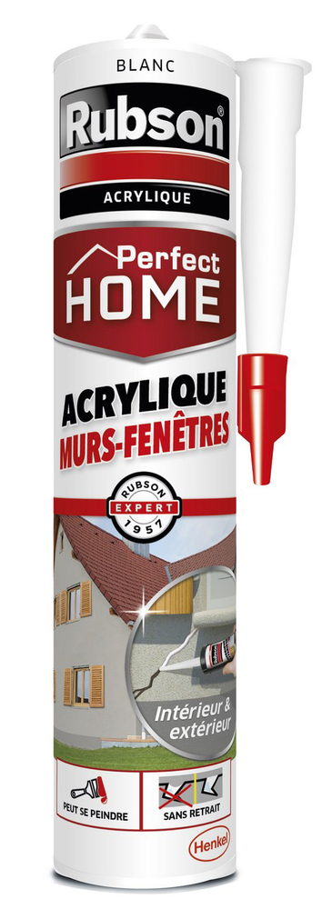 Mastic Perfect Home Acrylique Murs & Fenêtres 280 ml
