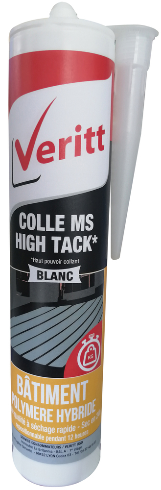 Colle MS High Tack Blanc Cartouche 290ml