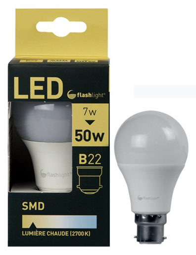 Ampoule Baïonnette Classic LED 7W A60/B22 