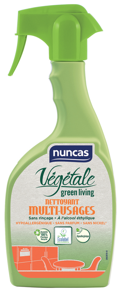 Nettoyant Multi-Usages Végétale Green Living 500 ml écologique, en bouteille avec pulvérisateur