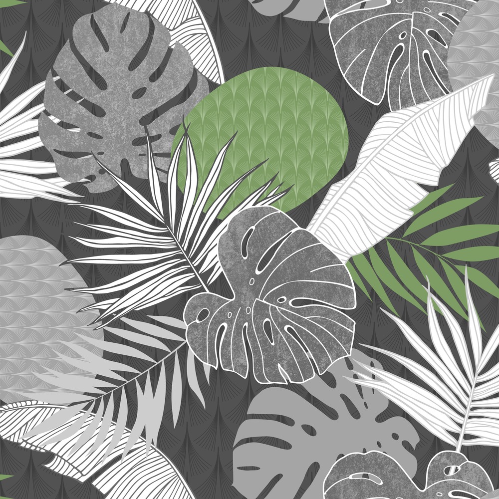 Toile cirée Skin Salvador verte en rouleau de 140 cm x 20 m, idéale pour nappe.