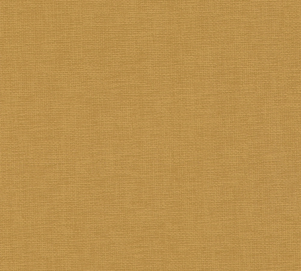 Papier peint expansé sur intissé motif toile naturelle ocre brun