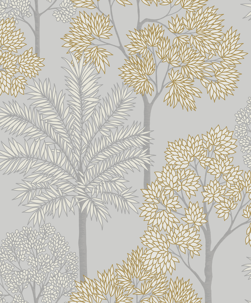 A49801 Expansé sur Papier City of Palms Gris