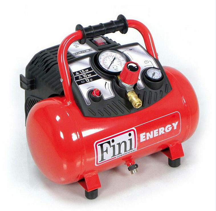 Compresseur à Piston ENERGY 12 SH  avec Kit Souflette + Pistolet + Tuyau 10 ml + Raccord
