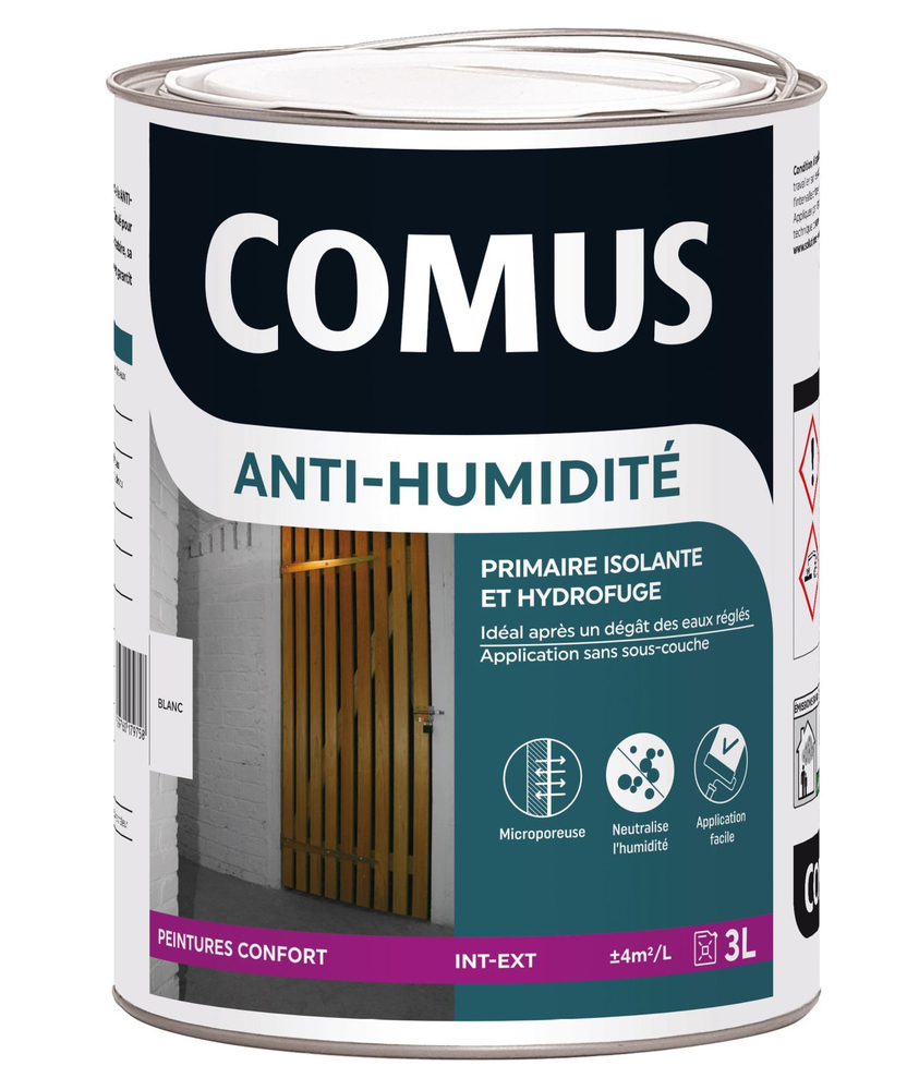 Comus Anti-Humidité Blanc 3L