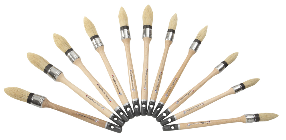 Lot de 11 brosses à rechampir Exception de Chalimont pour peinture