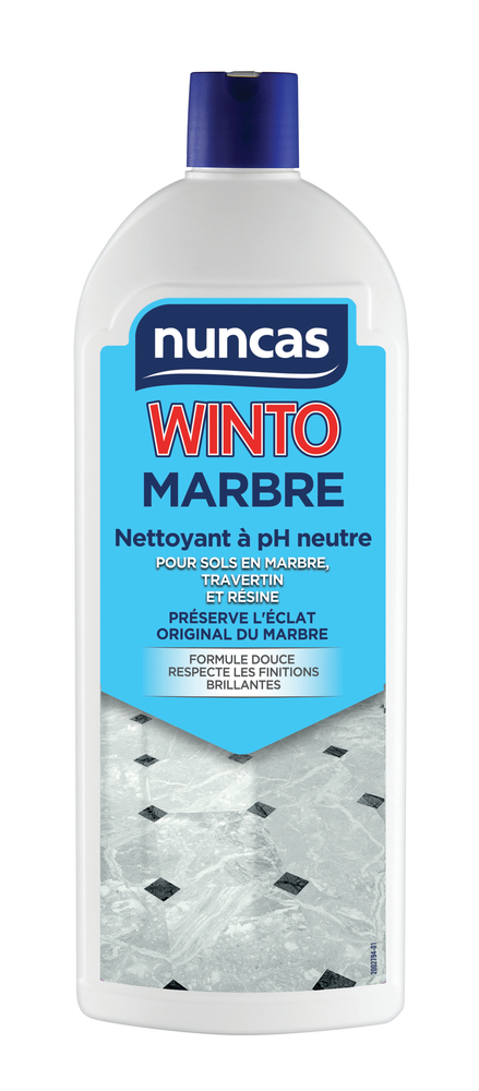 Nettoyant pour marbre et surfaces délicates Winto Marmo en bouteille de 1L