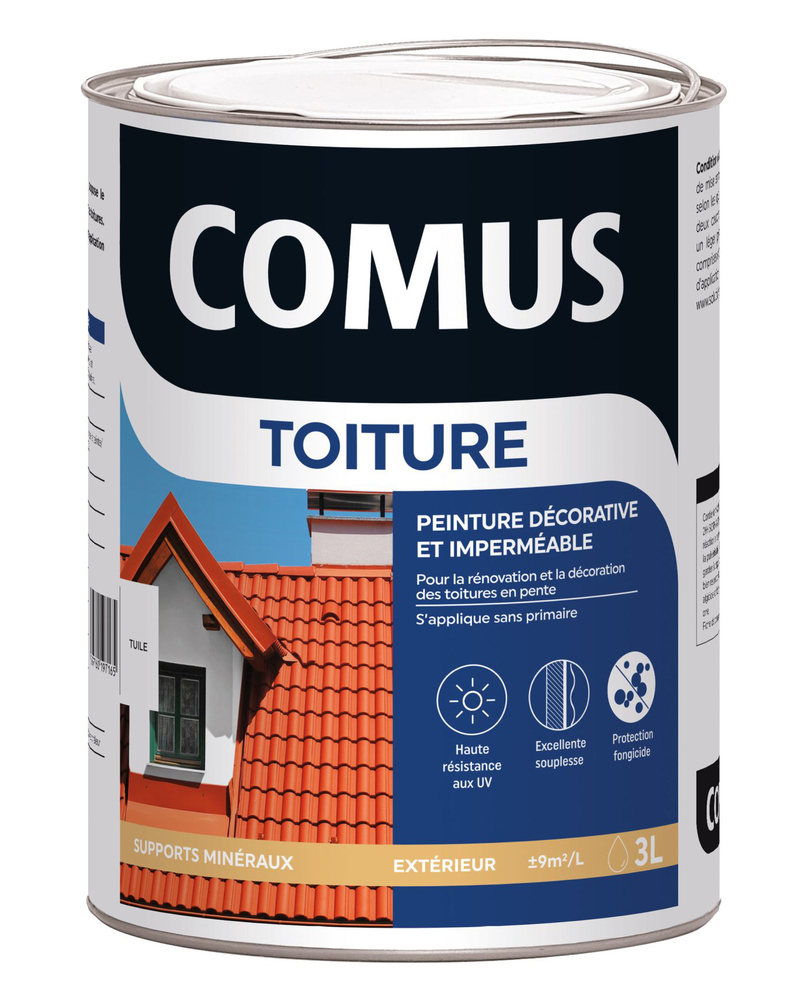 Comus Toiture Rouge Brique Pot 3L