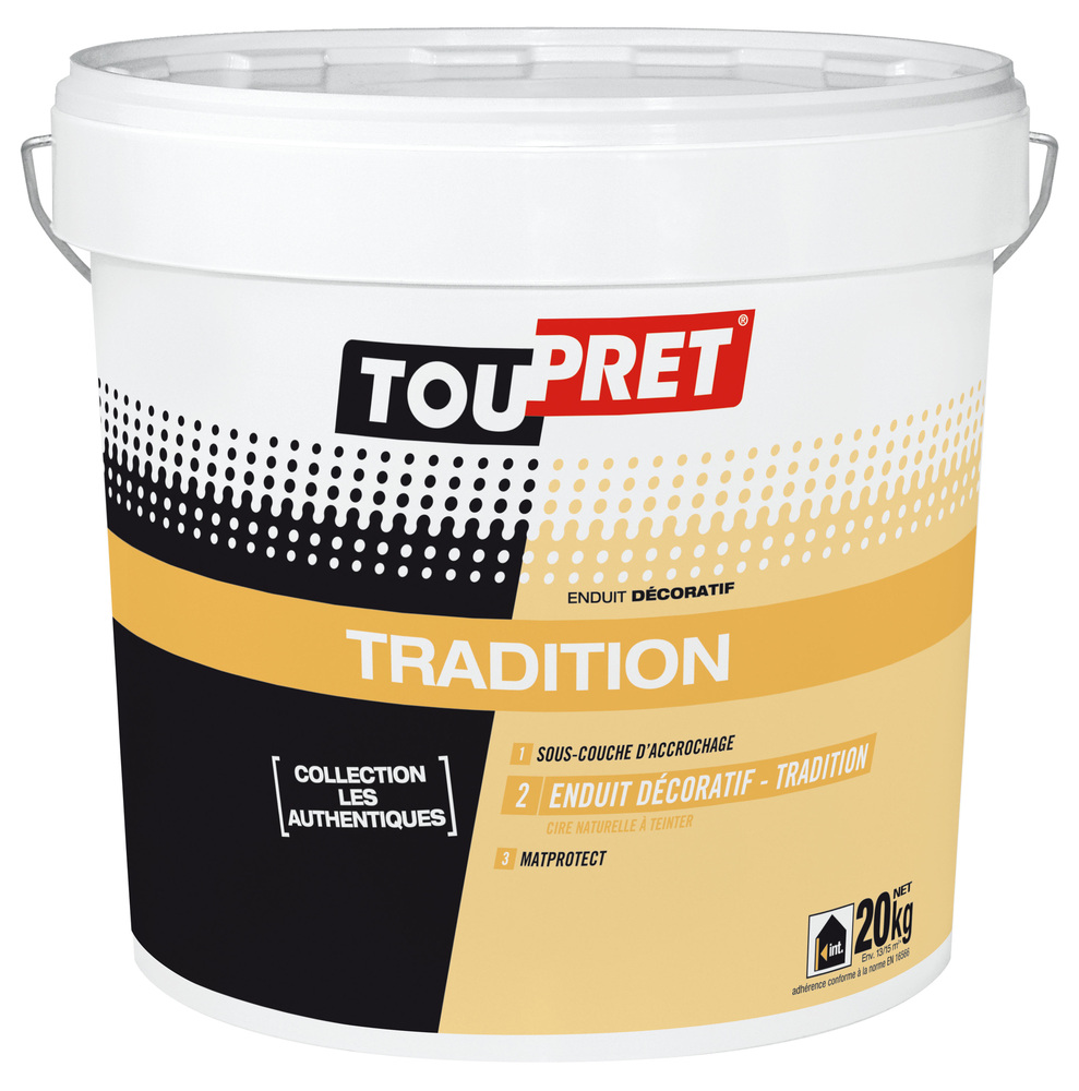 Tradition - Enduit Décoratif Aspect Ciré 20kg TOUPRET | DOD