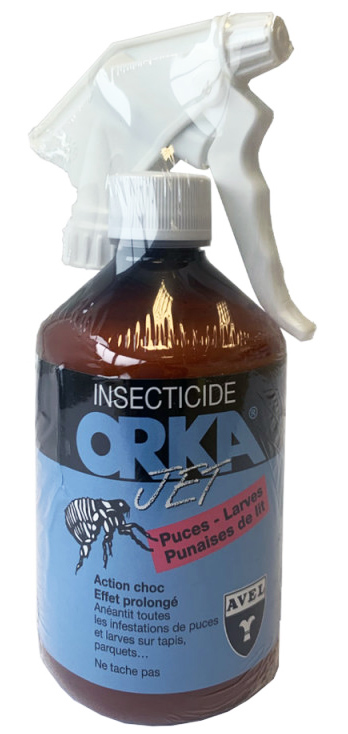Insecticide Anti Puces, Larves et Punaises de Lit Vaporisateur 500ML