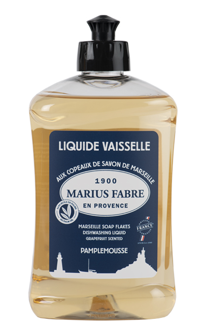 Liquide Vaisselle aux Copeaux de Savon de Marseille 500 ml Sans Huile de Palme
