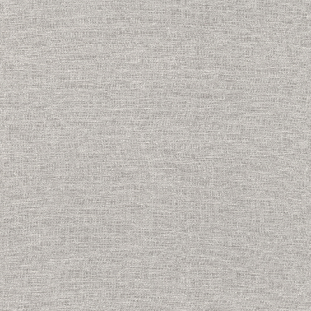 Papier peint uni gris vinyle grainé sur intissé, effet campagne
