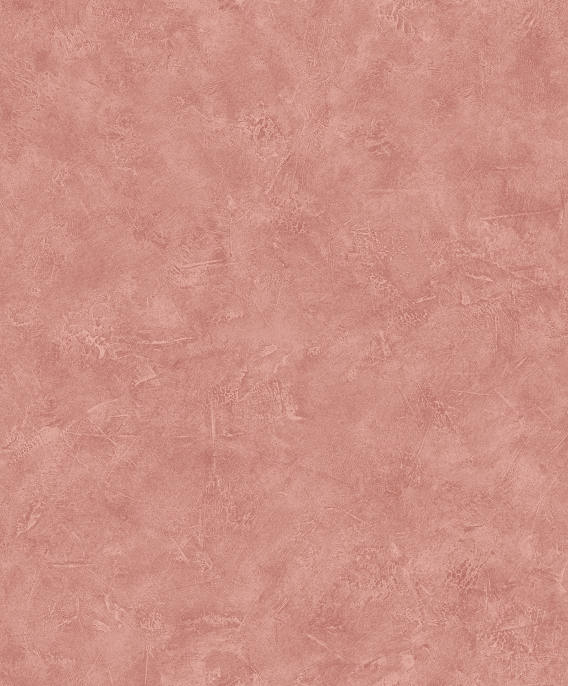 Papier peint L48705 vinyle expansé sur intissé, coloris terracota avec motif taloché