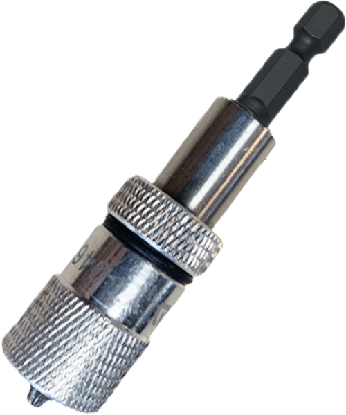 Porte-embout de vissage magnétique spécial Placo avec butée de profondeur pour visseuse