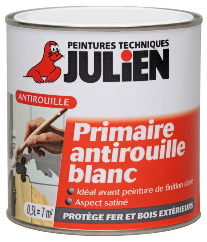 Feri'prim - Primaire Antirouille Blanc 0.5L