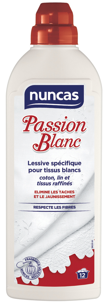Lessive Liquide pour Tissus Blancs 750ml Passion Blanc