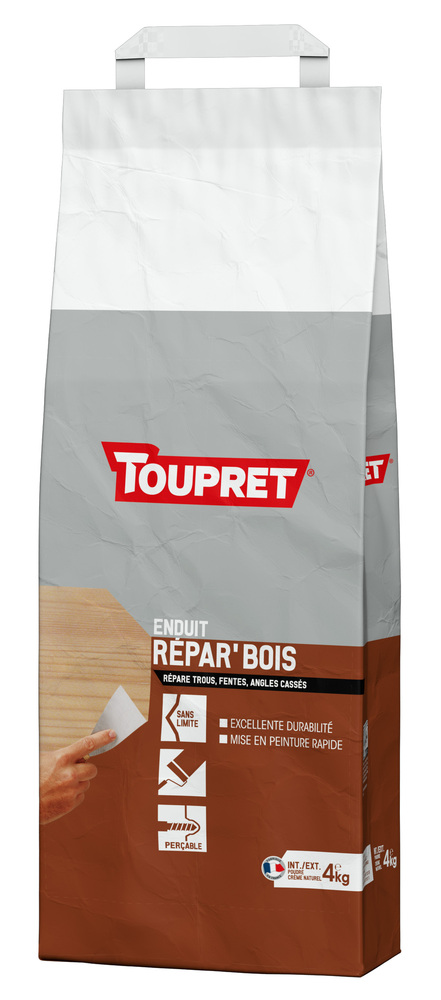 Rebouchage Bois Pate 1.5kg - TOUPRET - 118153