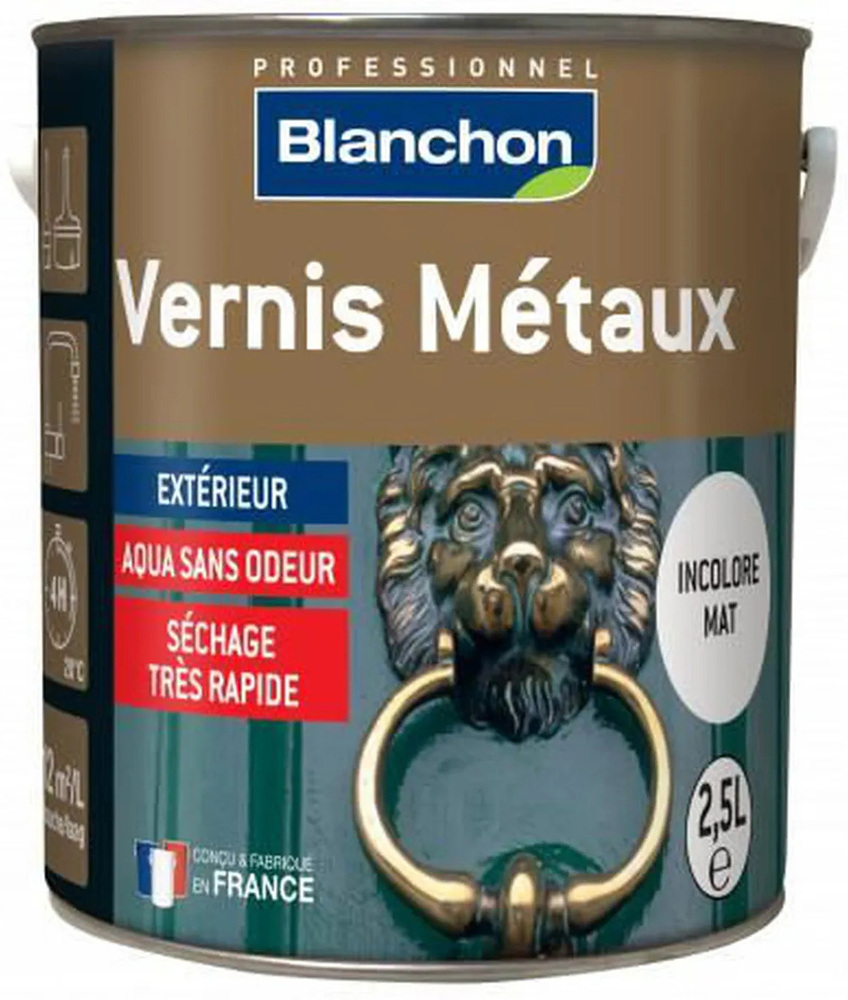 Vernis Métaux Extérieurs - Incolore Mat 2.5L