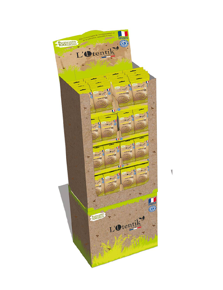 Box de Spirales Naturelles Anti-Moustiques TP19 pour usage extérieur