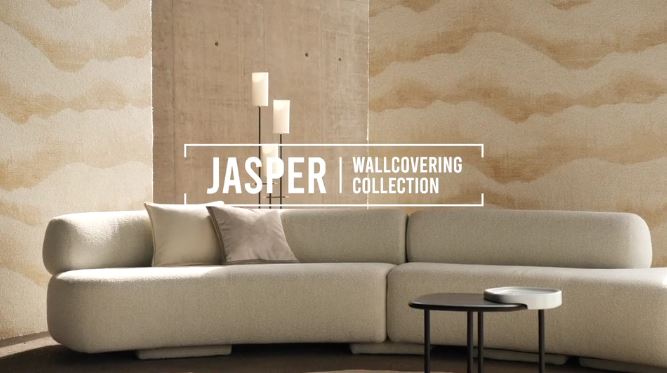 Album Jasper de revêtements muraux avec échantillons de textures et couleurs variées