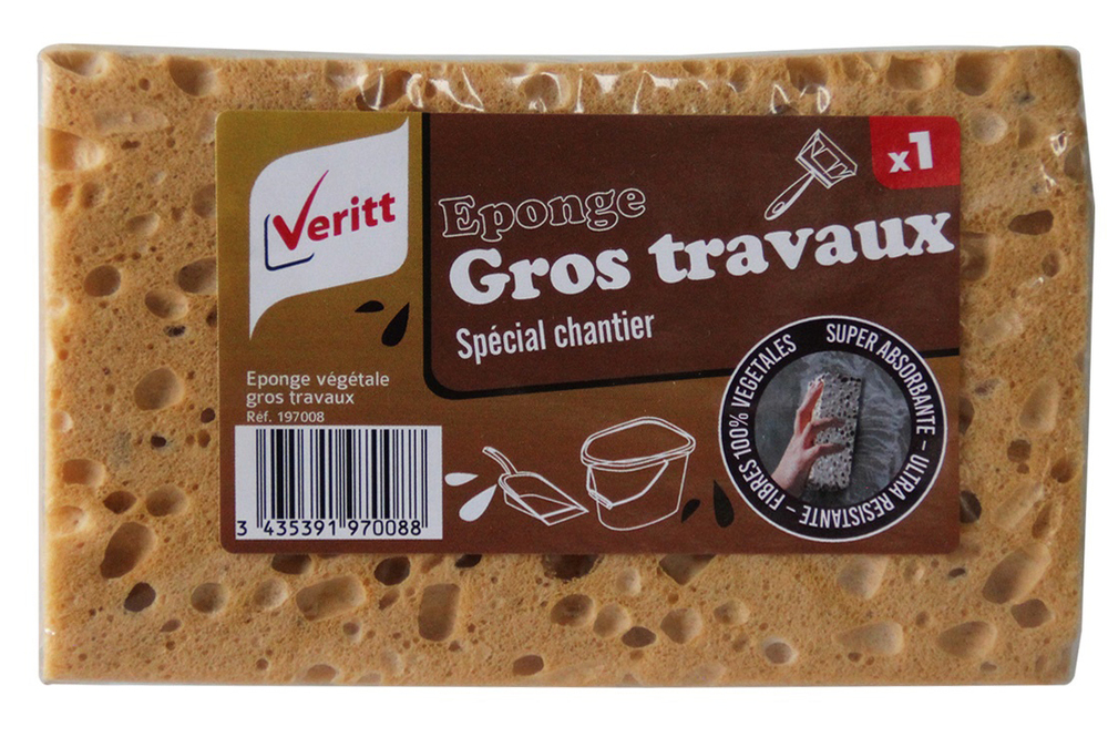 Éponge Gros Travaux Spécial Chantier