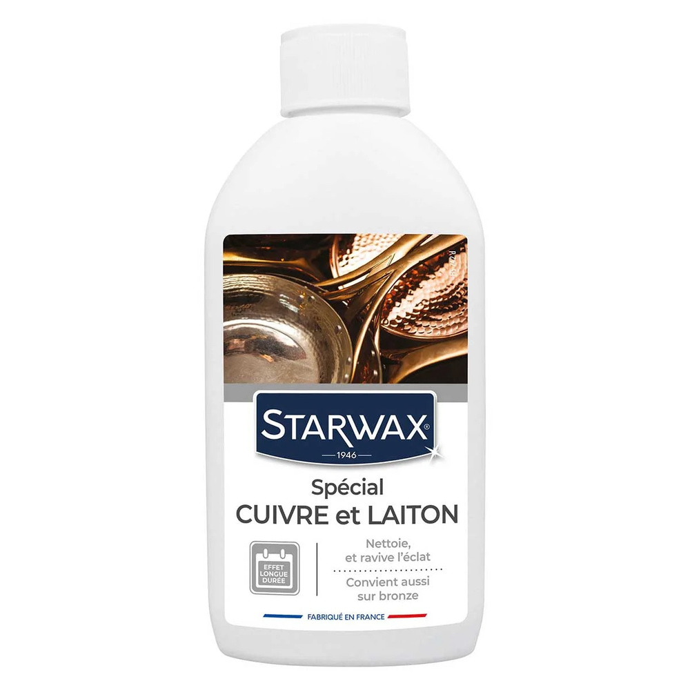 Flacon de Nettoyant Cuivre Laiton Bronze 250 ml pour faire briller les métaux