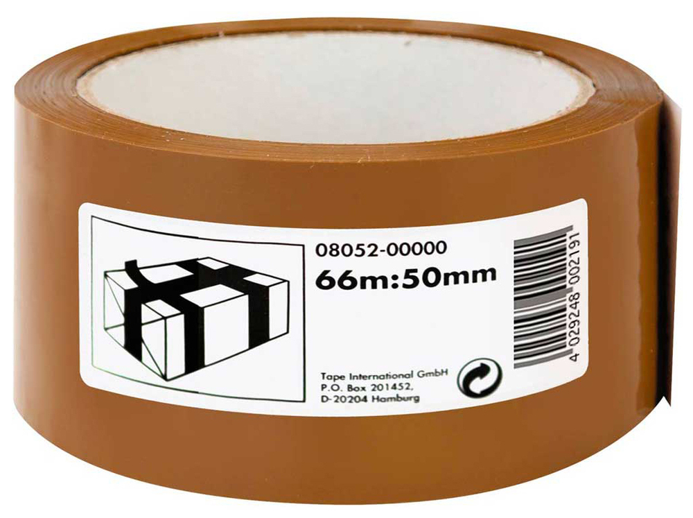 Adhésif d'Emballage Havane 66 m x 50 mm