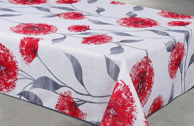 Nappe Polyester 140x240cm Dandy Rouge sur Cintre