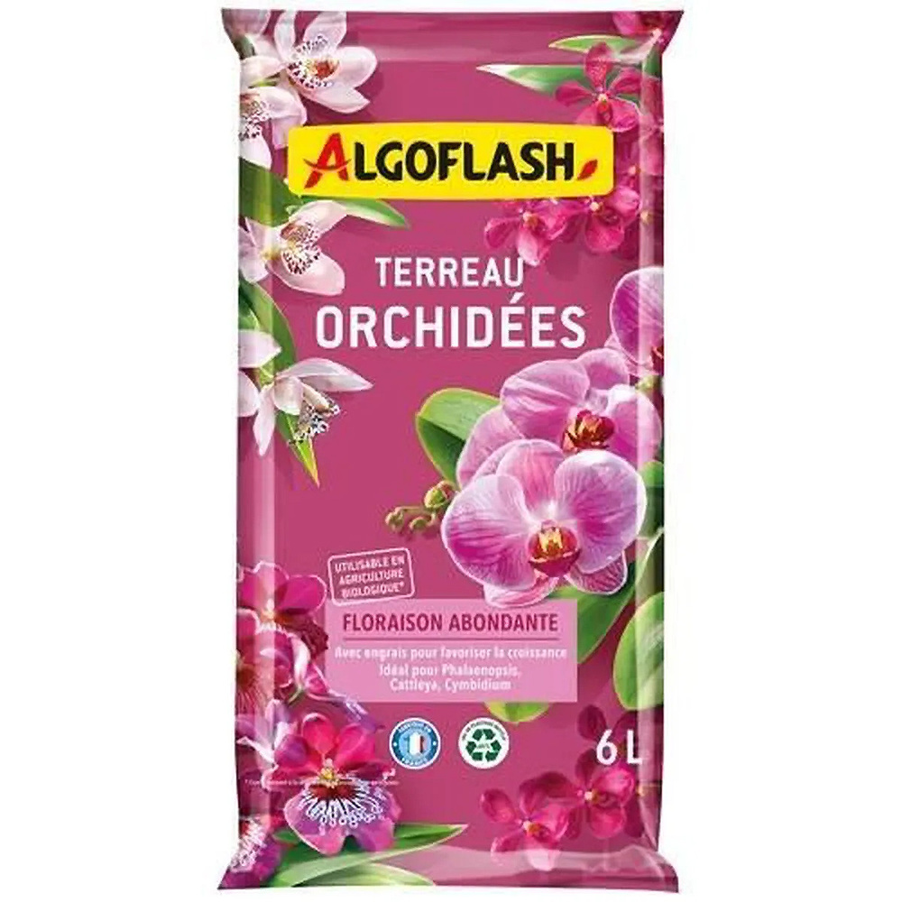 Terreau Spécial Orchidées Sac de 6L
