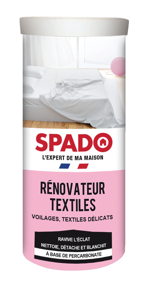 Rénovateur Textiles 750g pour raviver les couleurs et éliminer les taches tenaces sur le linge