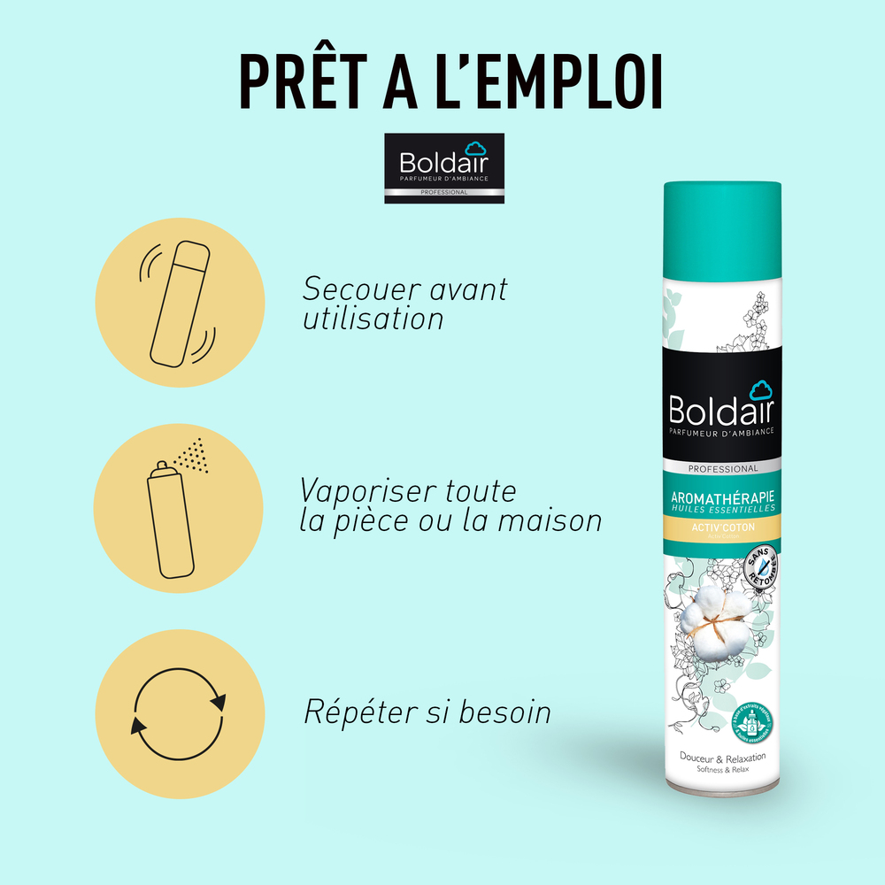 Désodorisant Aromathérapie Activ'Coton 500 ml