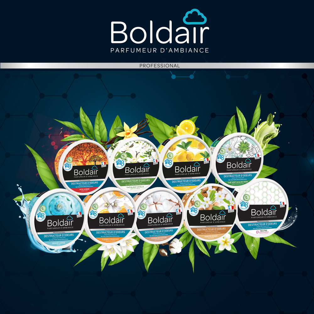 Destructeur d'Odeur en Gel Senteur Fleur de Coton 300g