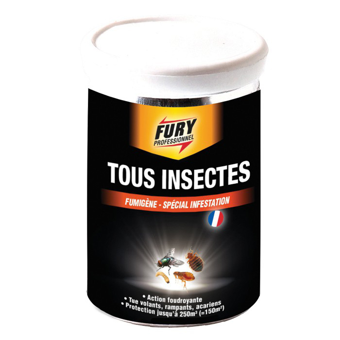 Fumigène Tous Insectes Spécial Infestation 150m²  Boite 30g TP18 