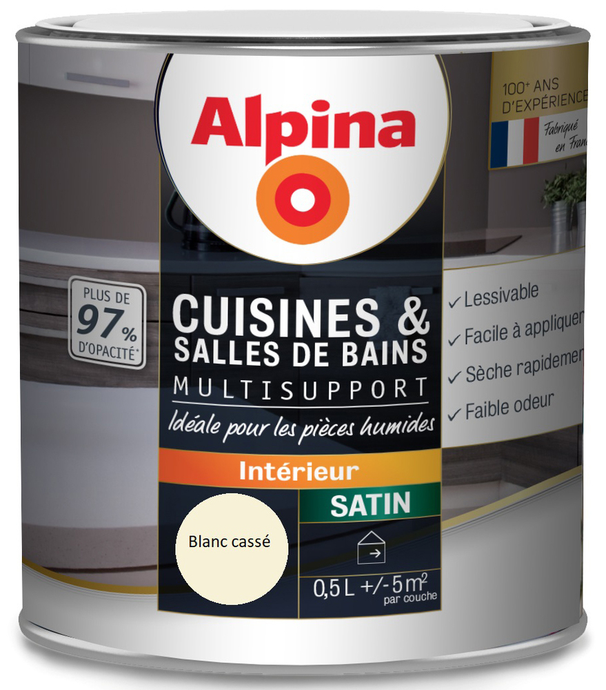 Peinture Acrylique Cuisine et Bain Pot 0.5L