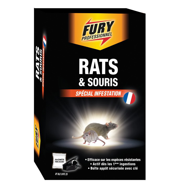 Rats & Souris Spécial Infestation Boîte 6 Sachets de 25g TP18