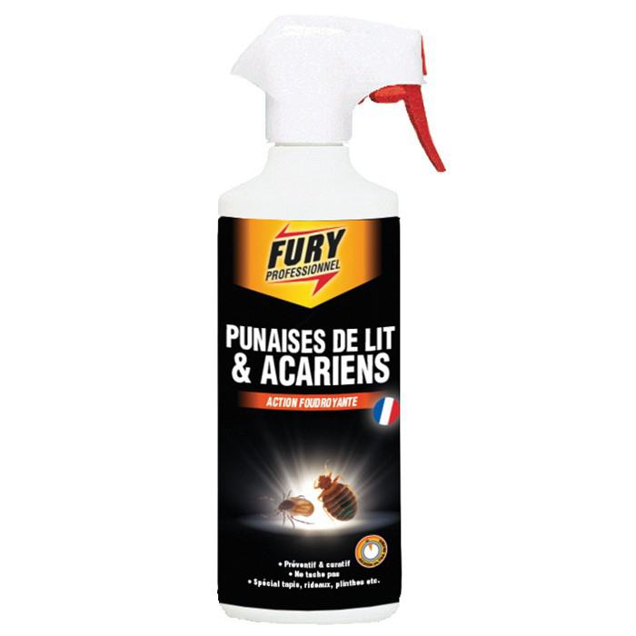 Fury Punaises de Lit et Acariens Vapo 500ml TP18