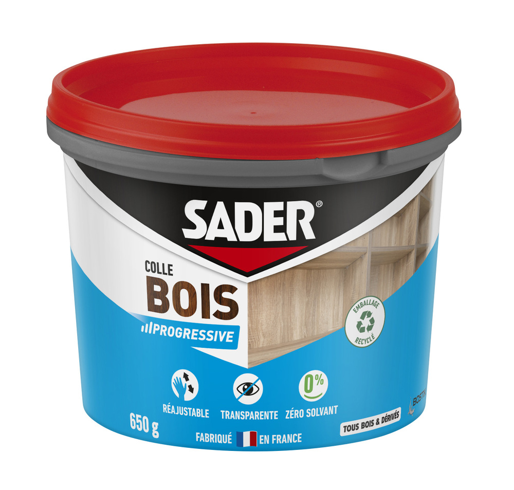 Colle Bois prise progressive 650g