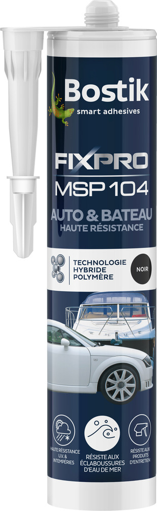 Colle de Fixation MSP104 Auto et Bateau Noire 290 ml