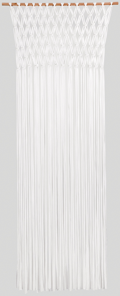 Rideau de Portière Cocoon Blanc 90x200cm