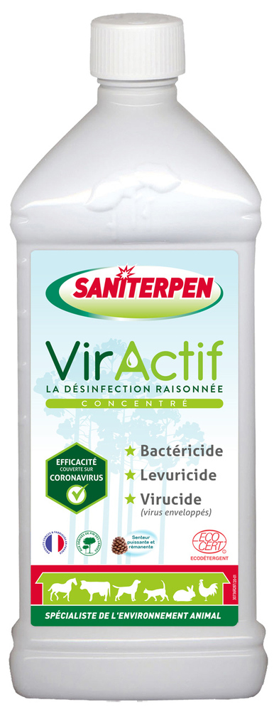 Désinfectant Odorisant Concentré Viractif 1L