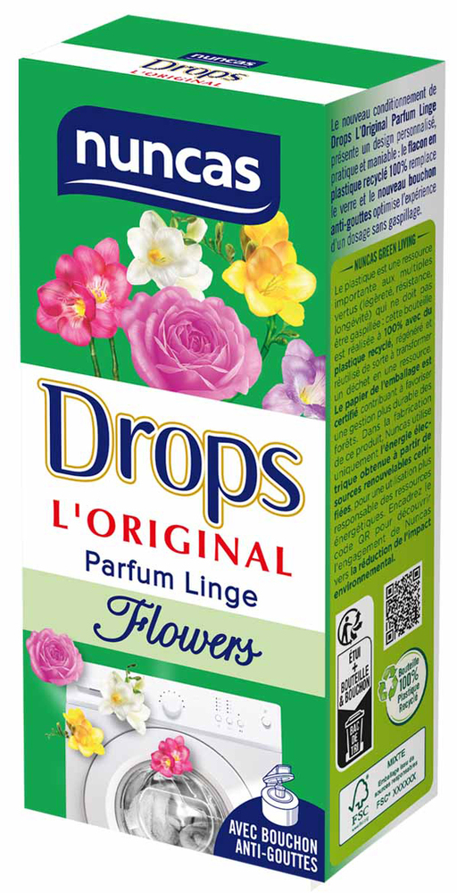 Drops Parfum Linge Concentré Flowers 100 ml 