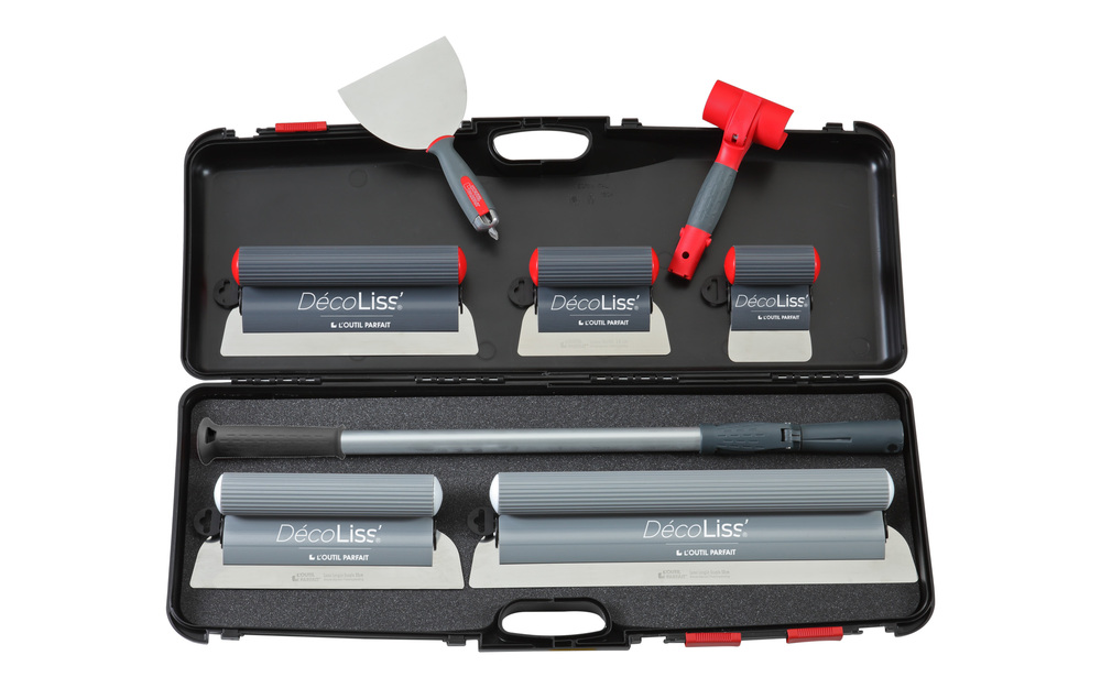 Valise Decoliss' Plaquiste, kit de couteaux à enduire pour plaquiste professionnel