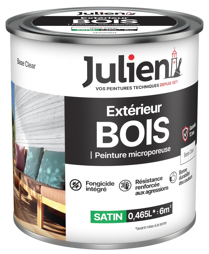 Peinture Extérieure Bois Microporeuse Base Clear