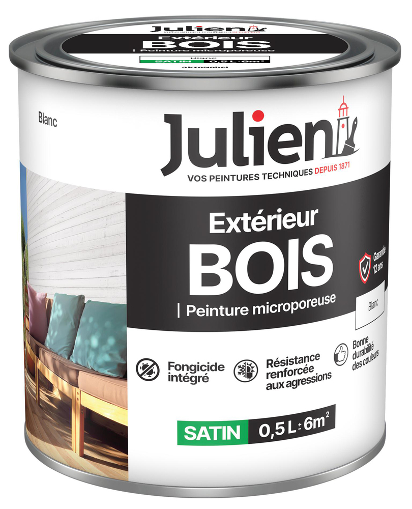 Peinture Extérieure Bois Microporeuse 0.5L