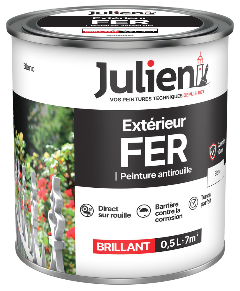 Peinture Extérieur Fer Antirouille 0.5L