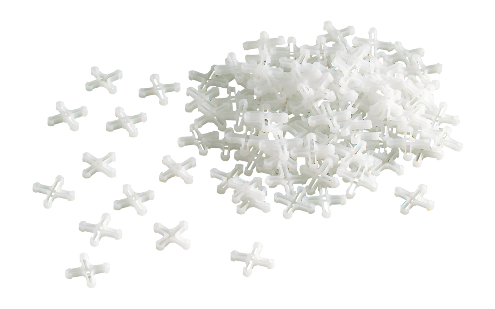 Croisillons de carreleur en plastique pour l'espacement des carreaux