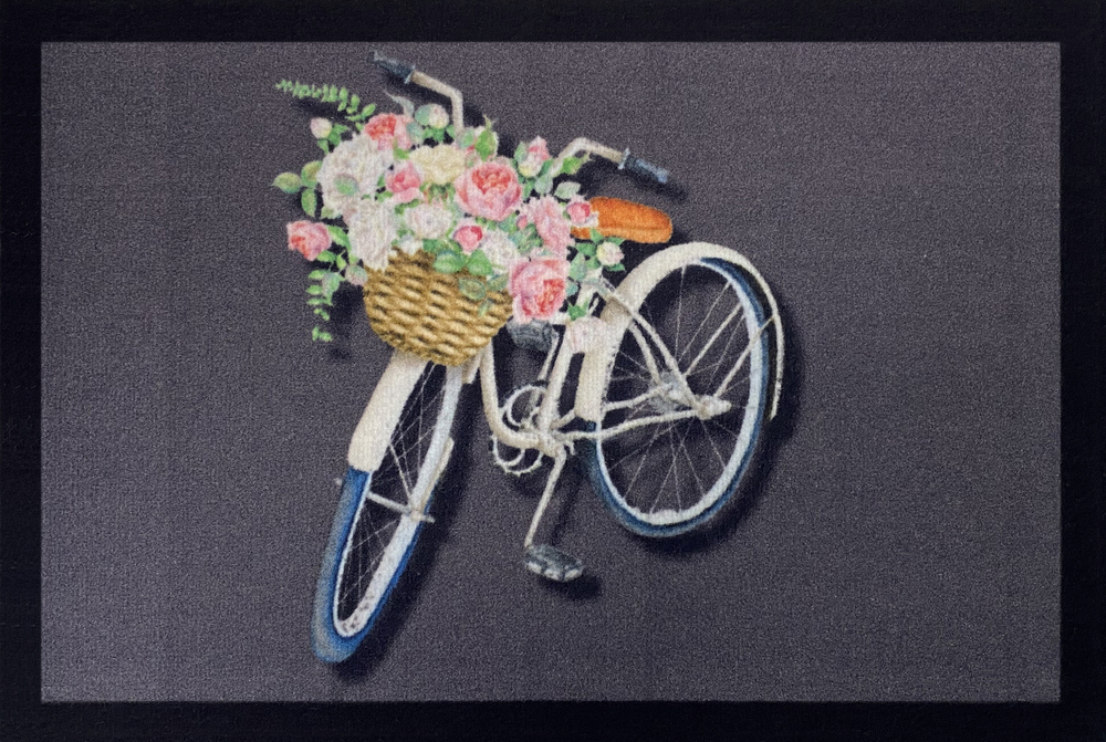 Tapis Entry Brocante Bike Grey 40x60cm