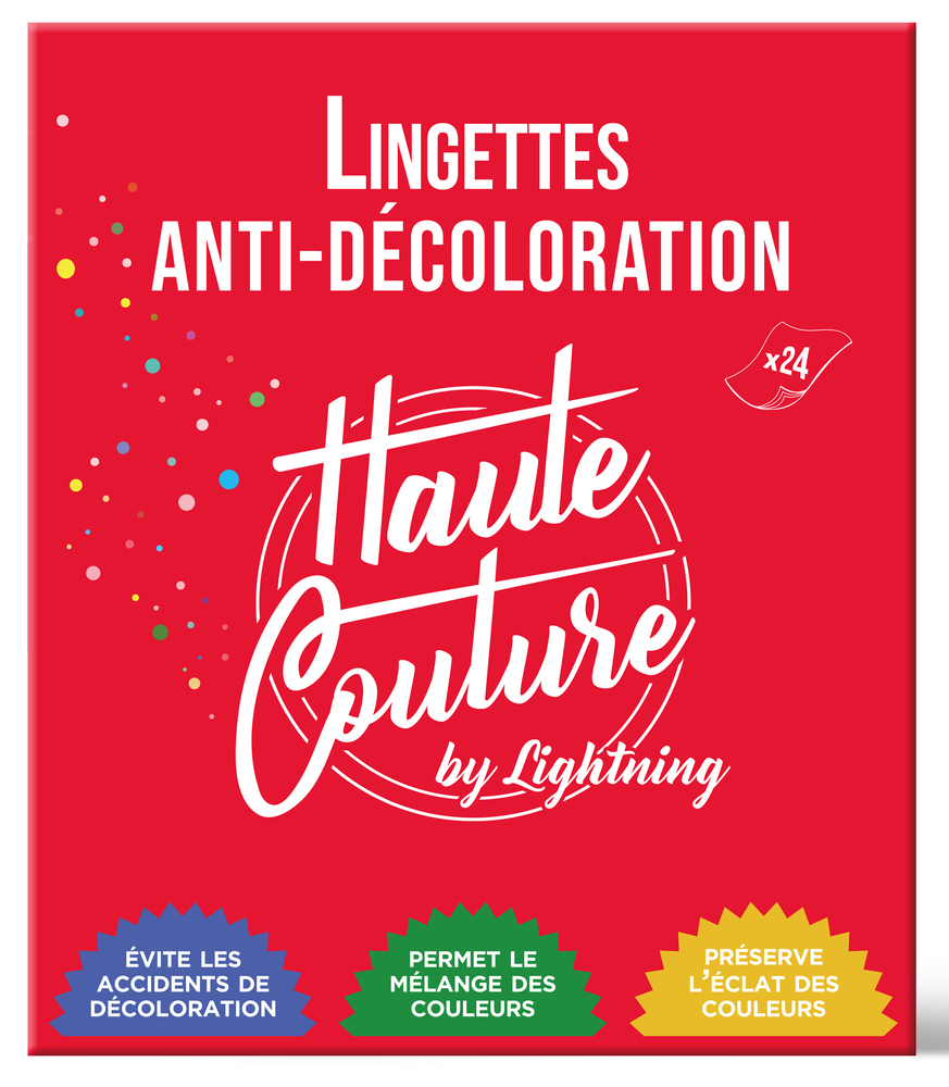 Lingettes Anti-Décoloration Haute Couture Boite de 24