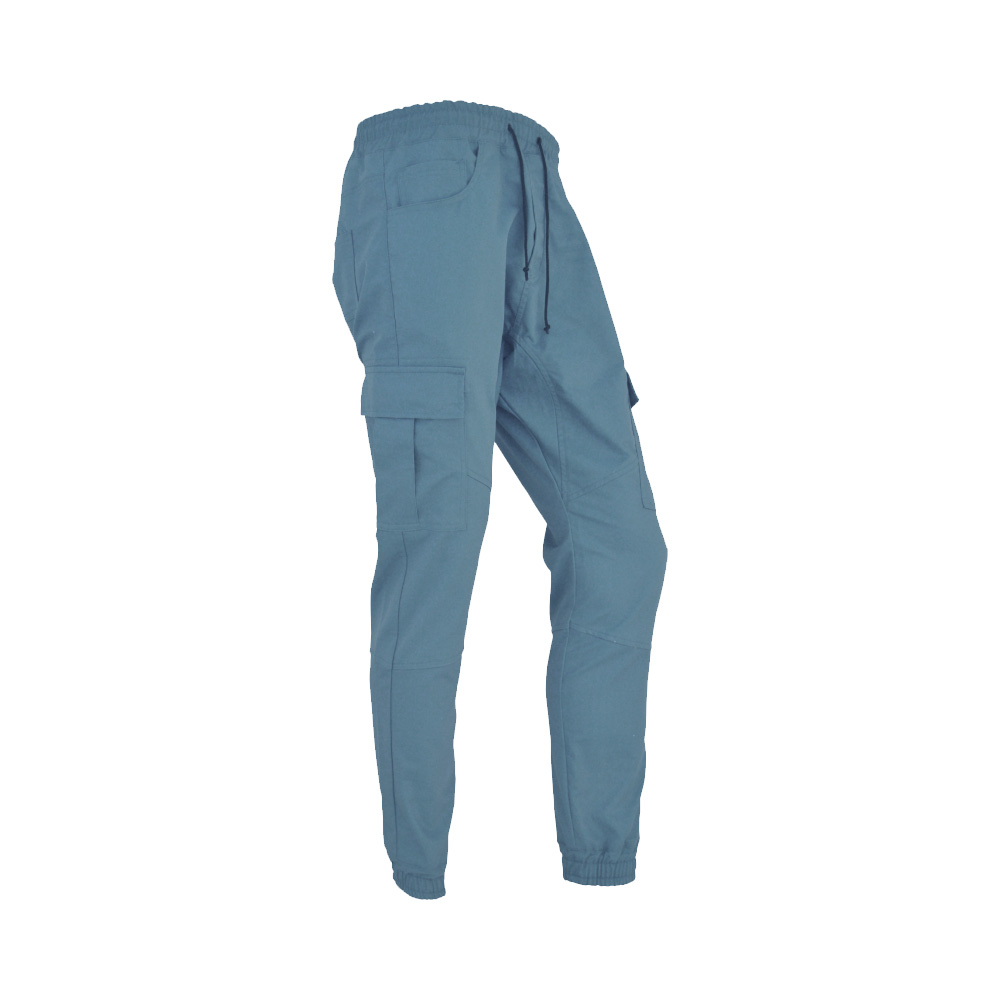 Pantalon de travail bleu extensible style sport robuste
