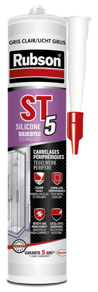 Mastic Silicone ST5 Sanitaire Carrelage 300ml